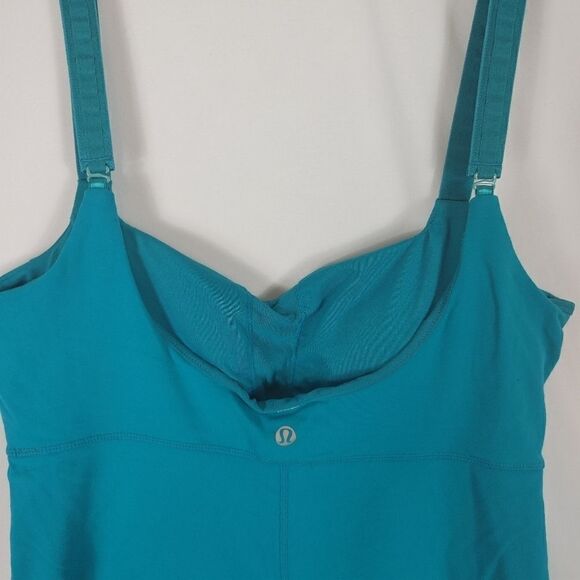 Lululemon Athletica Multi Way Tank Top Ruched Teal - Picture 8 of 8